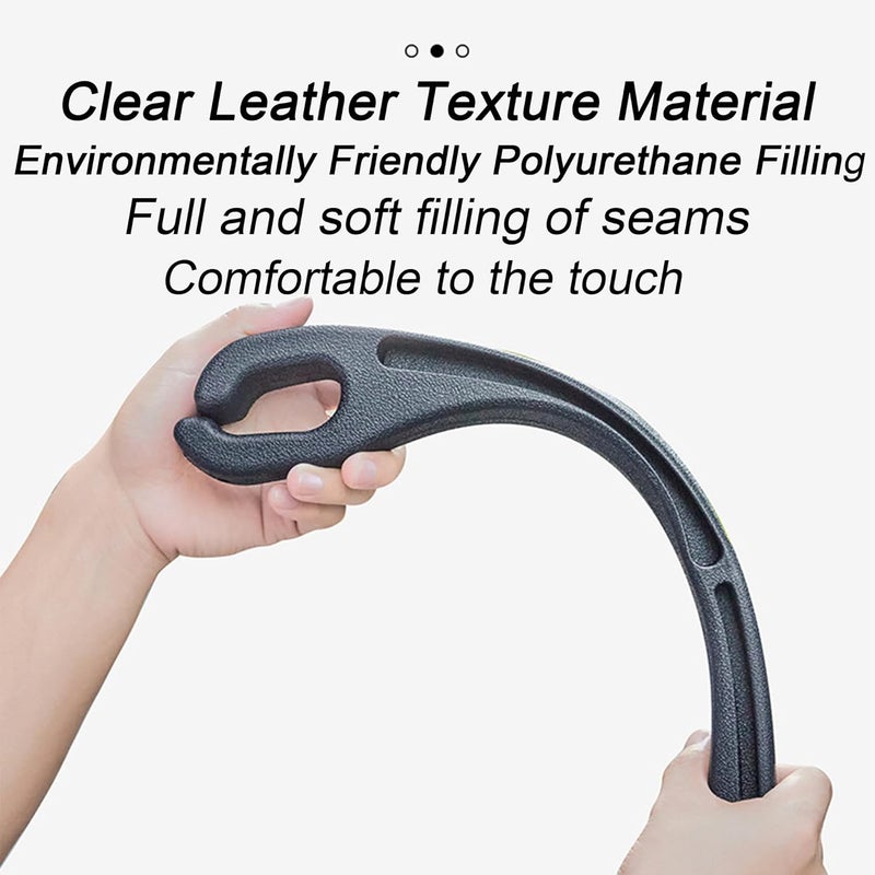 LevChall 2PCS Car Seat Gap Filler，Gap Stopper Fill Gap Between Seat and Console，Built-in Recessed Storage Organizer，Universal for Most Cars Trucks SUVs to Stop Things from Dropping（Black） - Image 3